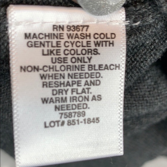 Gray/Silver Metallic Striped Sweater XL - Picture 7 of 8